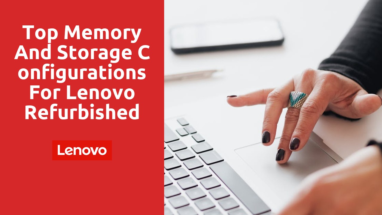 Top Memory and Storage Configurations for Lenovo Refurbished Laptops