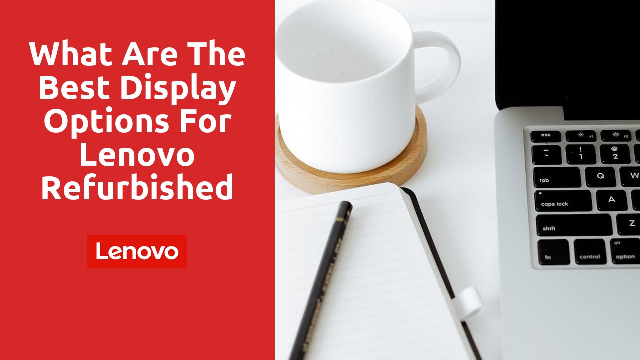 What are the best display options for Lenovo refurbished laptops