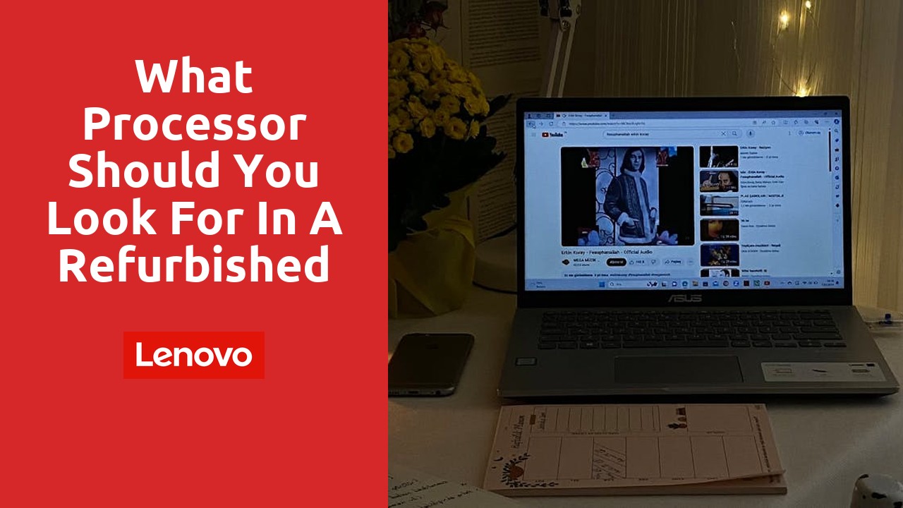 What Processor Should You Look for in a Refurbished Lenovo Laptop