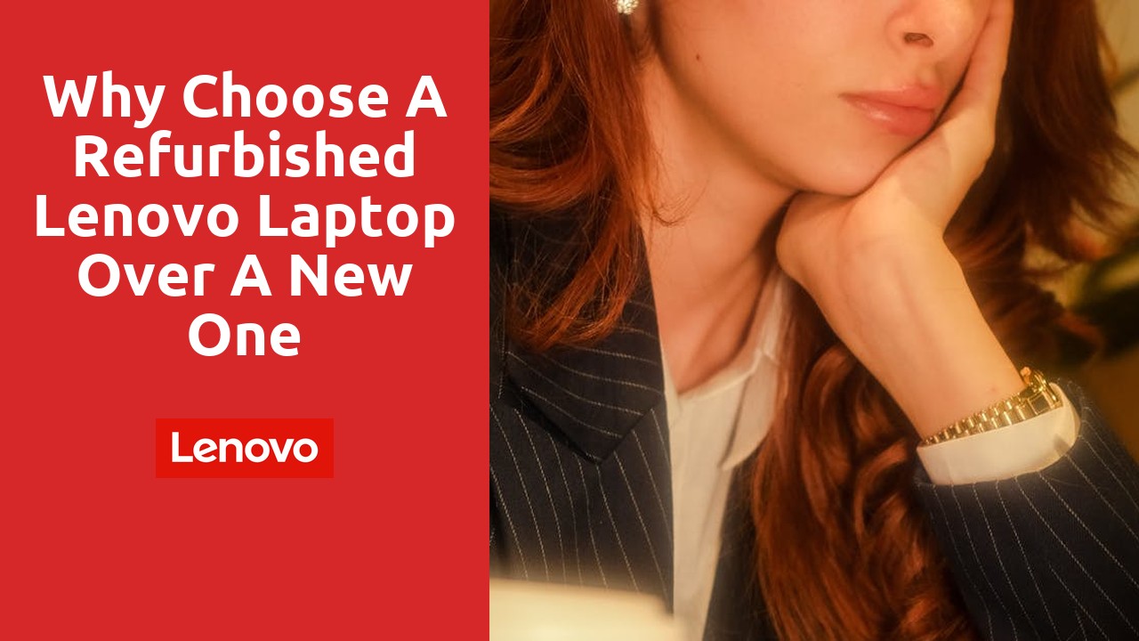 Why choose a refurbished Lenovo laptop over a new one