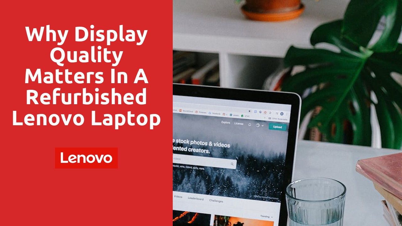 Why Display Quality Matters in a Refurbished Lenovo Laptop